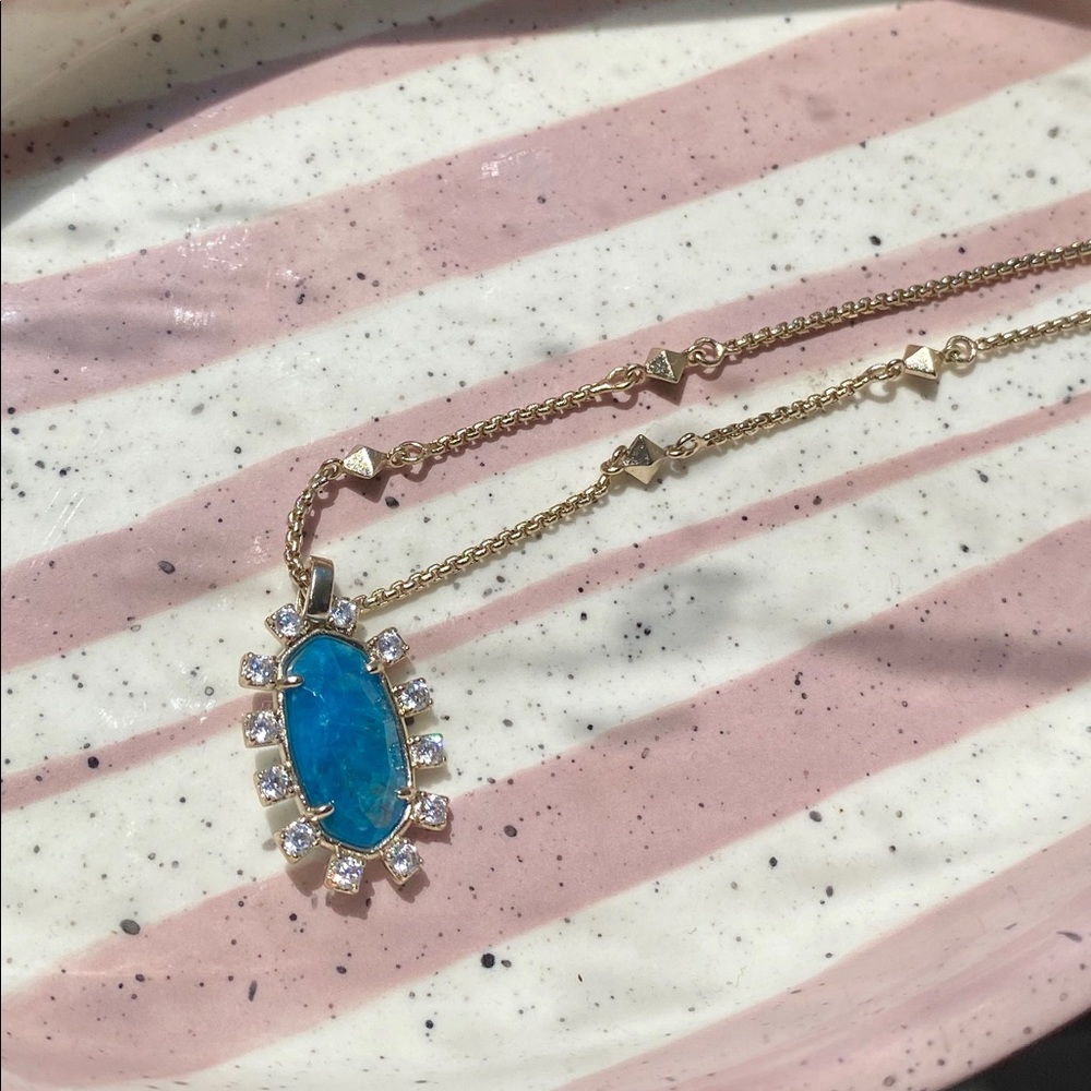 kendra scott blue stone necklace